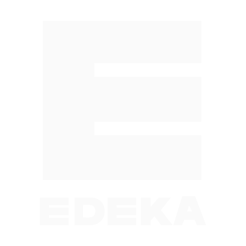 Logo von EDEKA, einem deutschen Supermarktunternehmen.