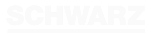 Schwarzes Logo mit weißem Text 'SCHWARZ' auf schwarzem Hintergrund