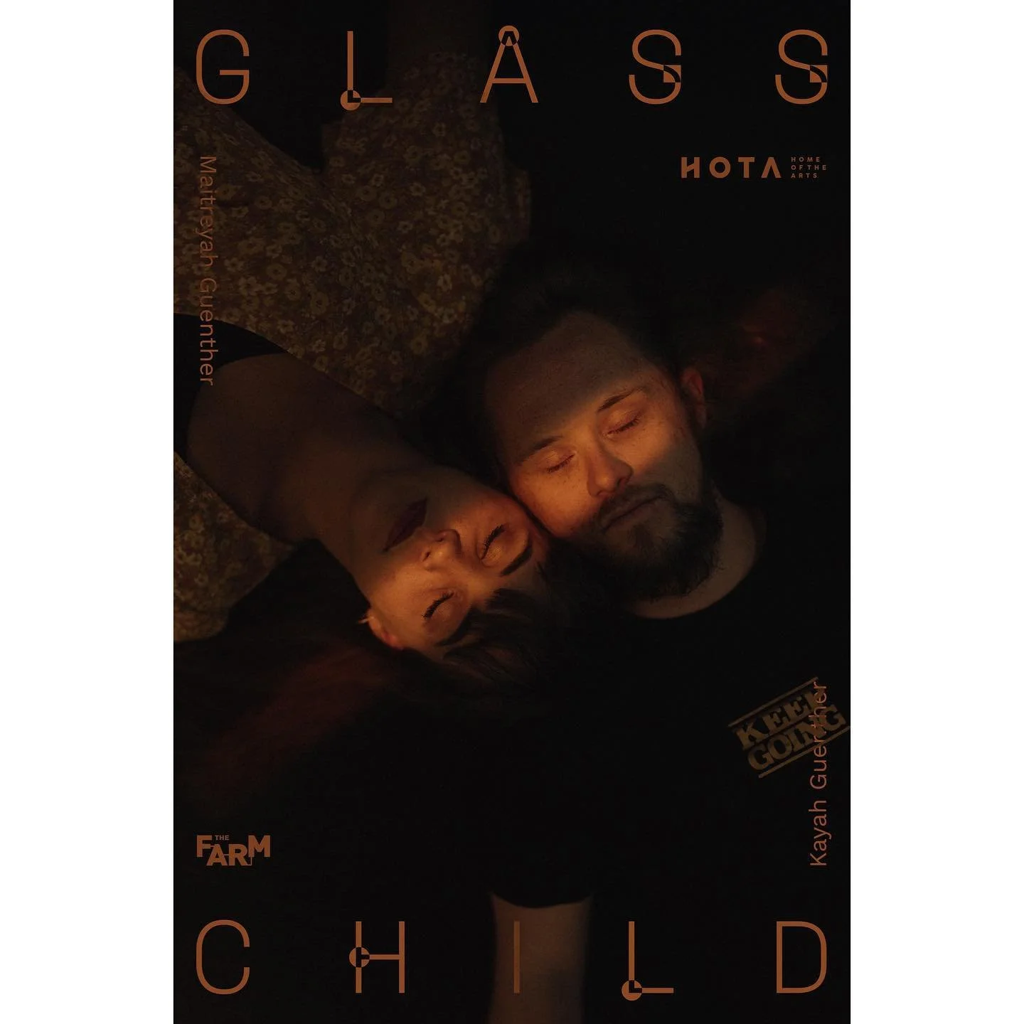 One of the pleasures of documenting creative developments is seeing how the work grows and matures. Glass Child from @maitreyahguenther and @kayahguenther is no exception. 

Here&rsquo;s the latest hero image/poster, along with its previous iteration