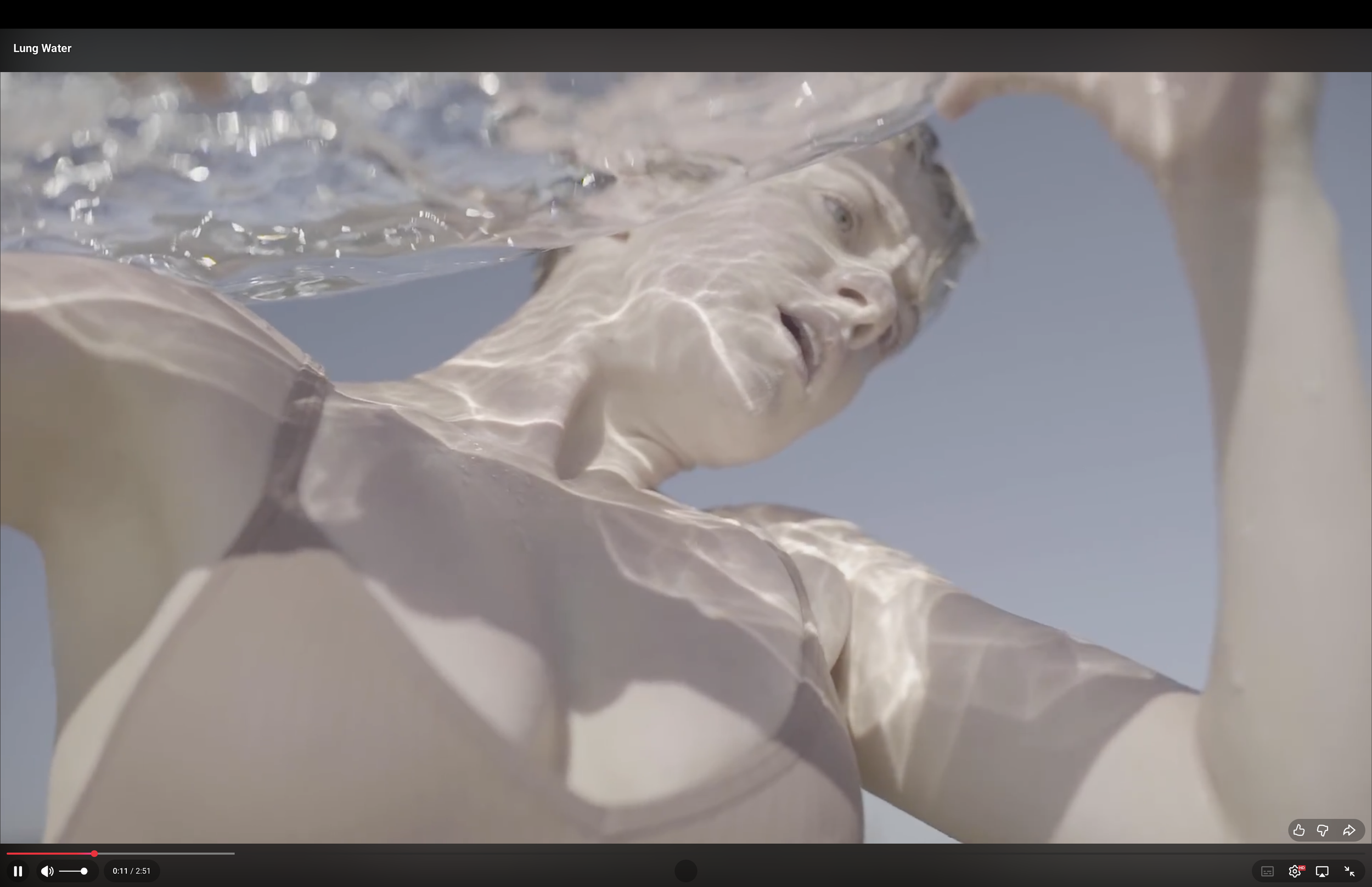 screenshot of film-work: Lung Water, 2021