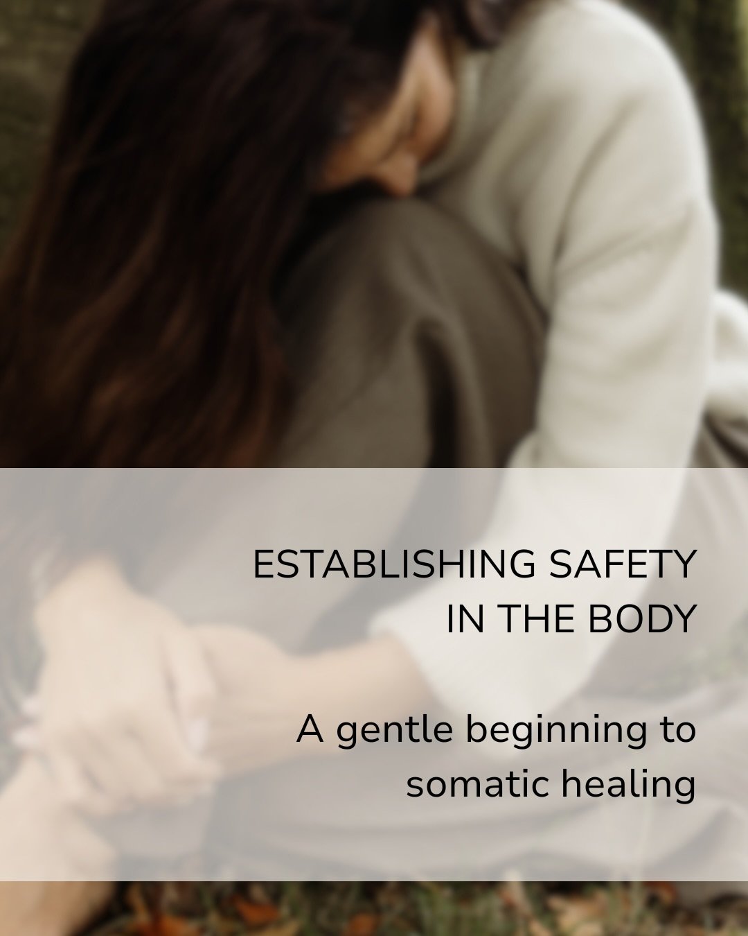 Healing doesn&rsquo;t happen through force.

So often we arrive wanting to dive straight into the hard parts, to &ldquo;fix&rdquo; what hurts as quickly as possible. But the nervous system doesn&rsquo;t work that way.

In somatic practice, we begin w