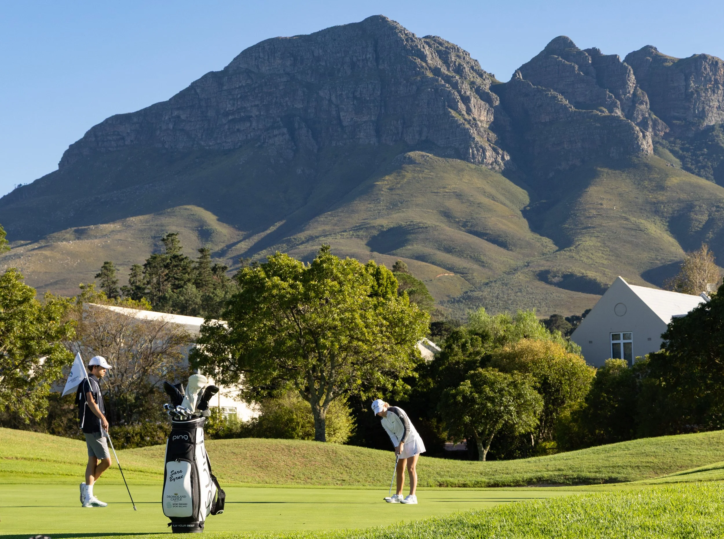 Mark Raven caddy Sara Byrne Investec SA Women's open 2025