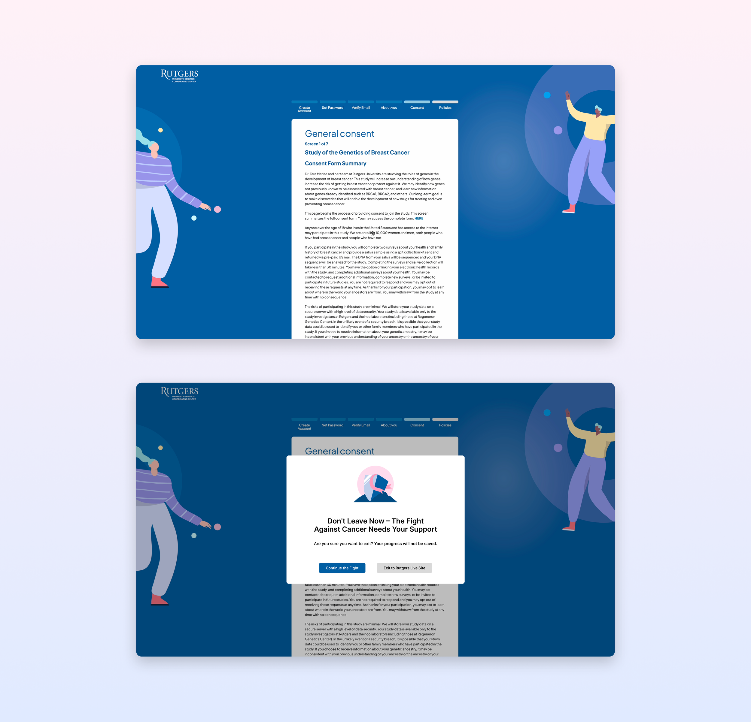 Error Prevention Screens: Consent Forms and Popups