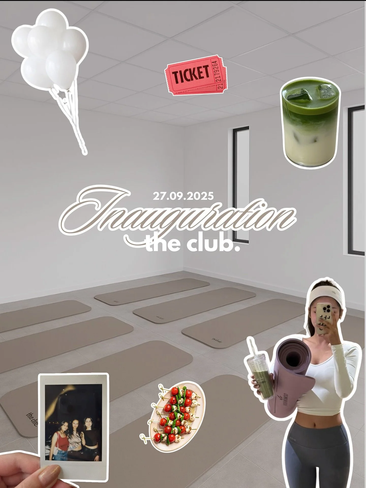 On se retrouve samedi 27 septembre 2025 de 14h à 17h chez @the.club.studio pour l’inauguration de votre nouveau studio de Yoga & Pilates préféré ! 🪩
À l’occasion, pas mal de surprises et d’an