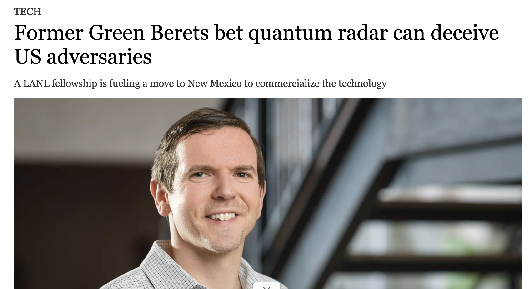 Bandelier and CEO, Stephen, featured in the Albuquerque Journal