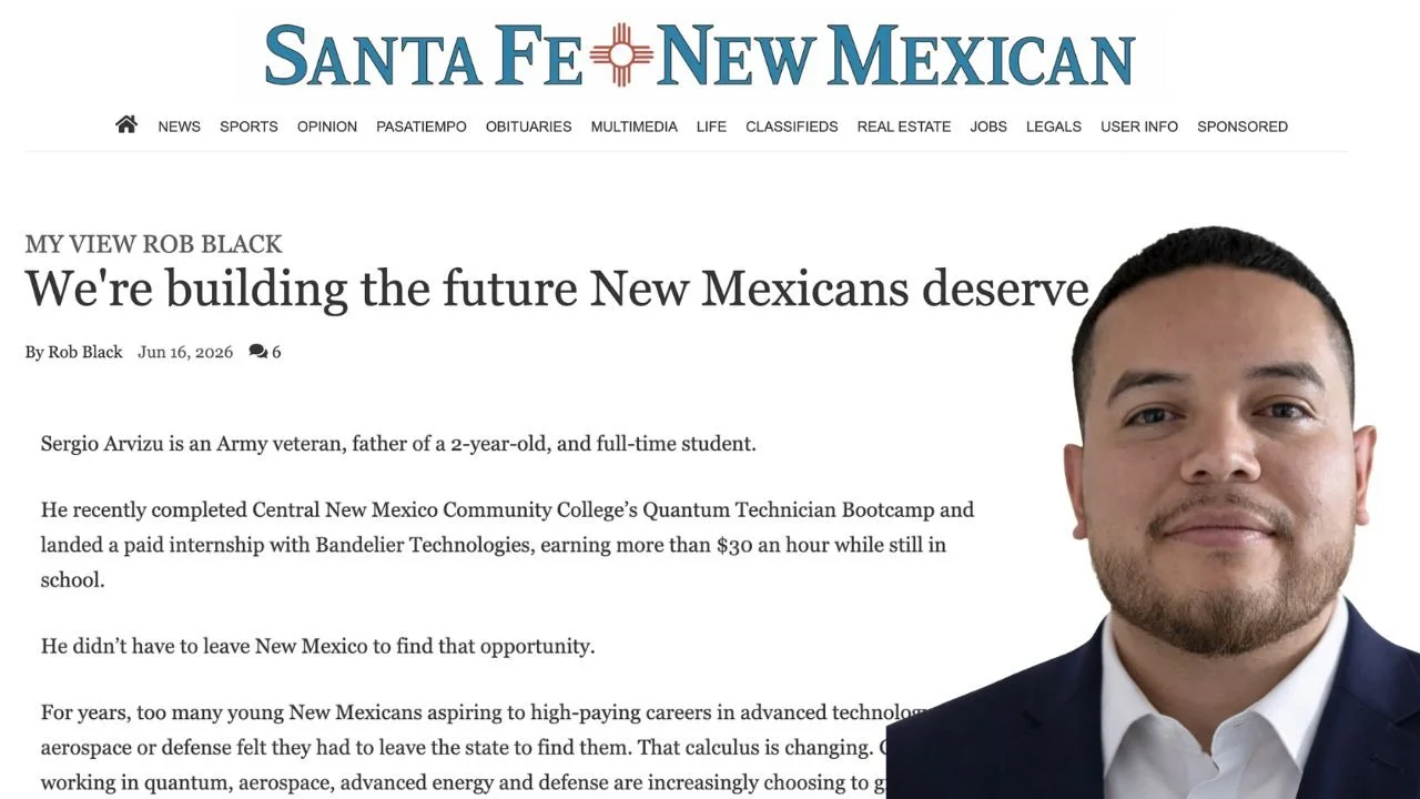 Sergio Arvizu in the Santa Fe New Mexican