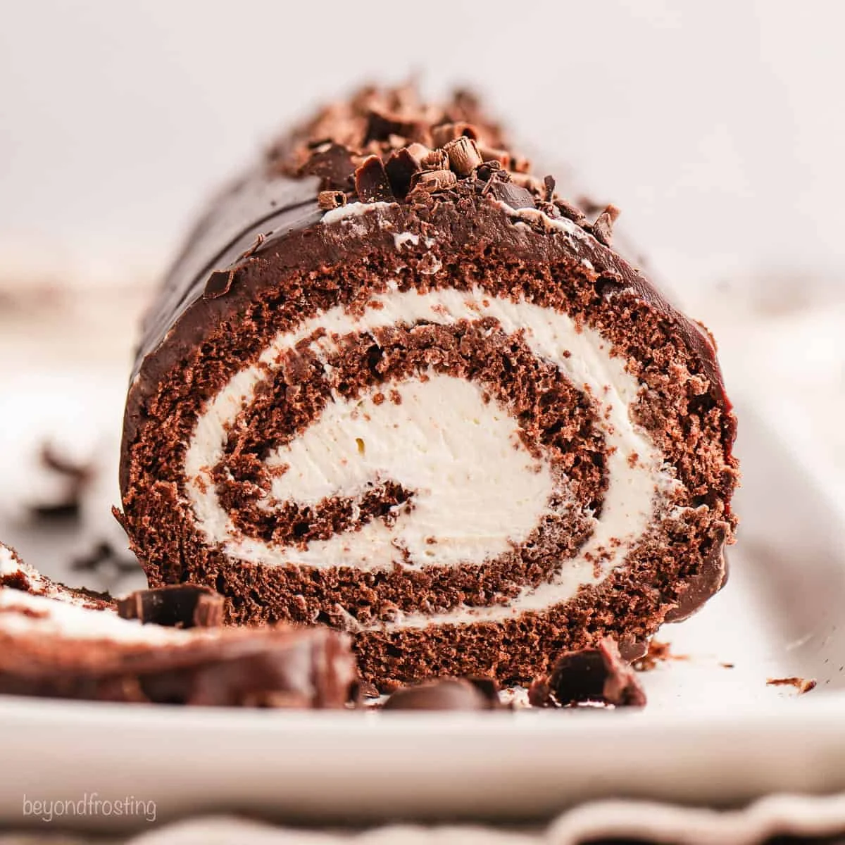 Chocolate Roll with Buttercream Filling (Whole)