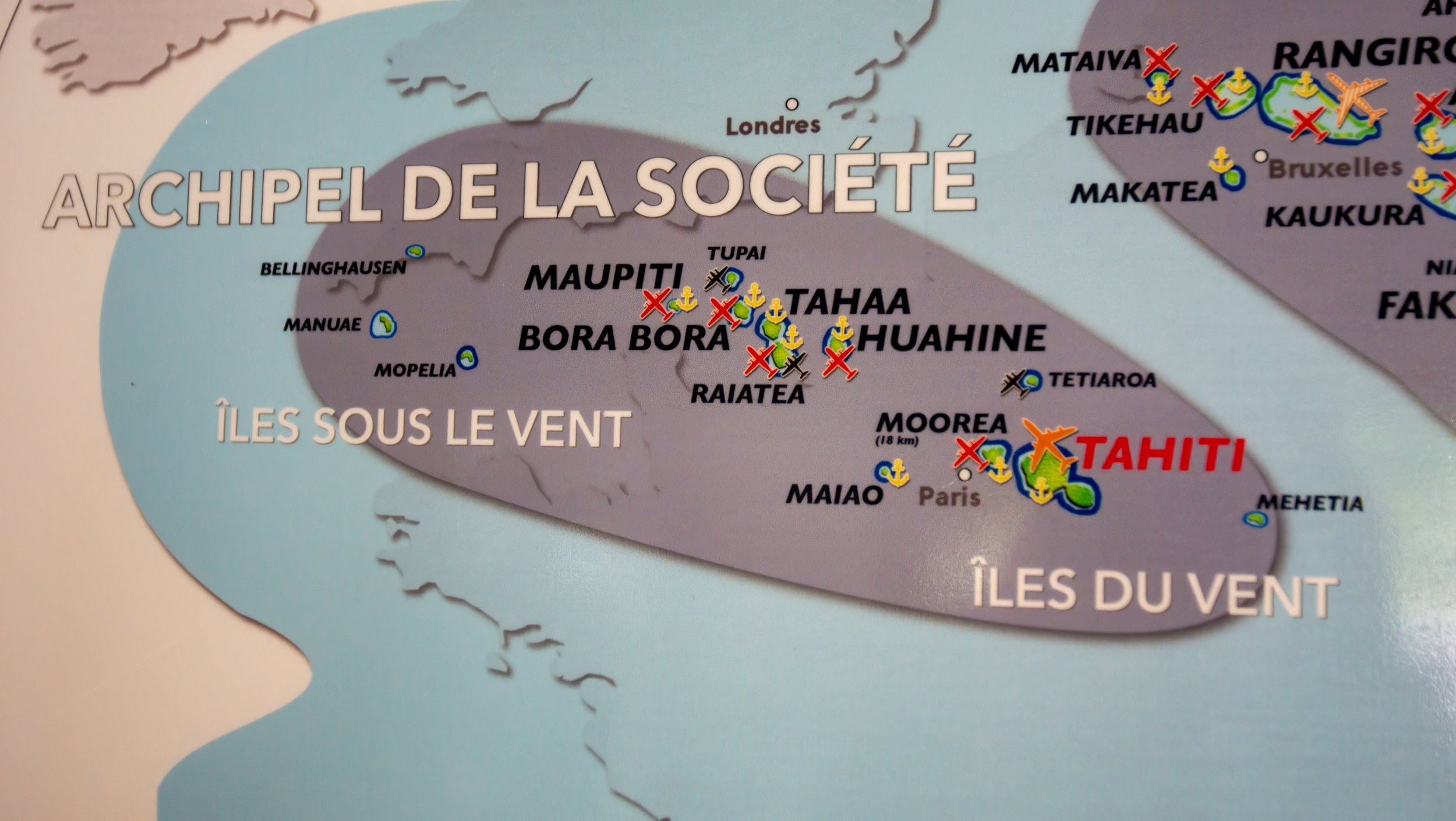 Aerial Pictures Society Islands South Pacific