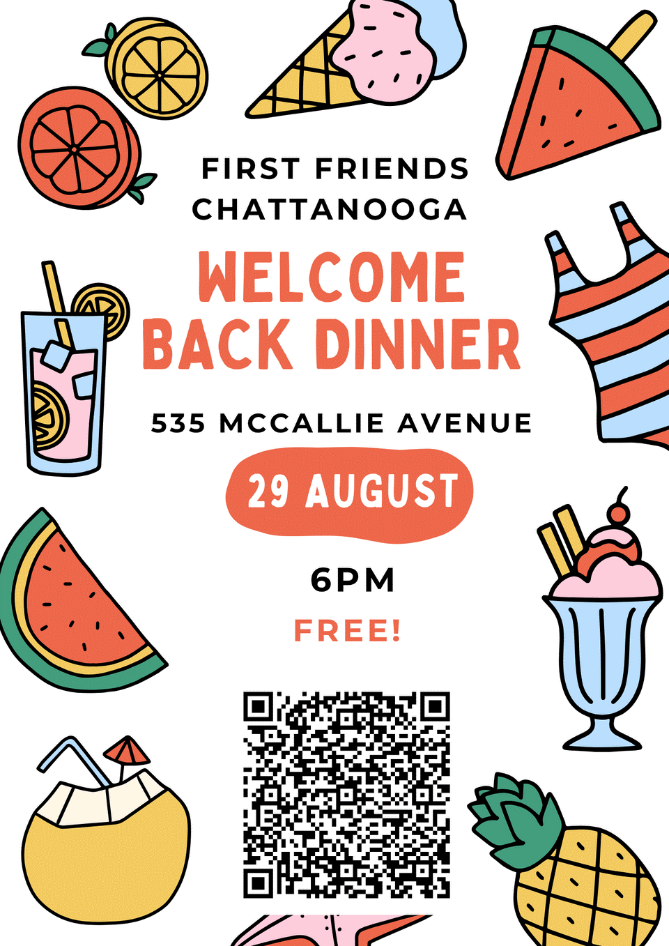 Welcome Back Dinner