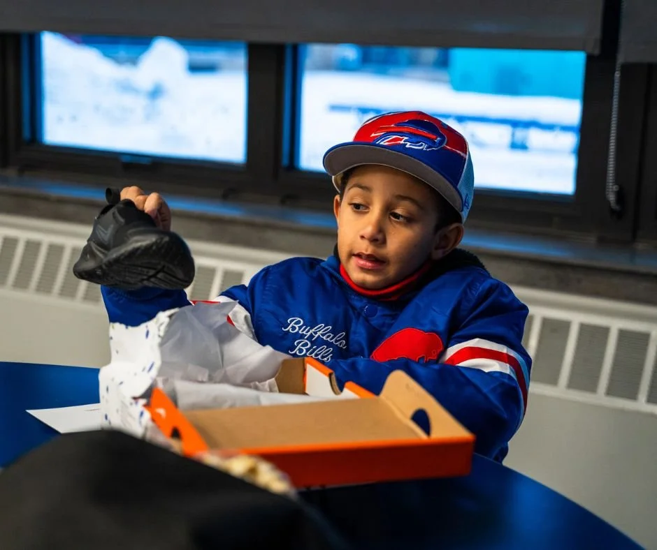 We are excited to have been awarded a grant from the Garman Family Foundation administered by the Community Foundation for Greater Buffalo. This grant will help us continue our work in Buffalo, including backpack drives and Kicks for Kids. 🙌✨

For m