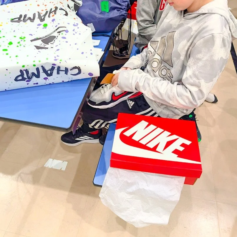 Full hearts and fresh kicks. 💙

Thanks to our incredible volunteers and partners, we were able to provide 100 pairs of new shoes to kids at Bigelow Hill Intermediate School in Findlay, OH.

Thank you to each sponsor who helped us create an amazing e