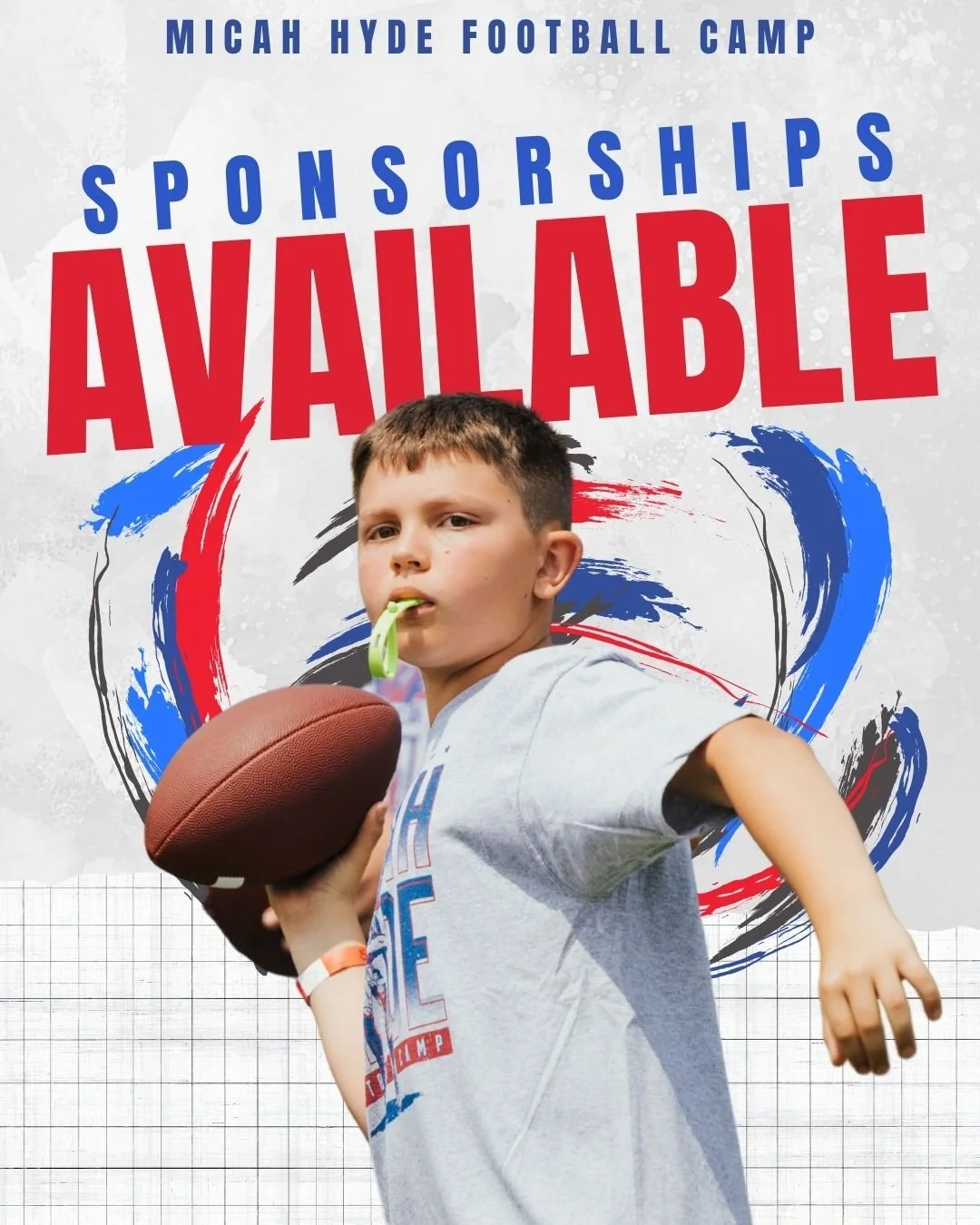 We&rsquo;re looking for local organizations that are interested in sponsoring this year&rsquo;s Micah Hyde Football Camp! 🏆

This camp gives young athletes the opportunity to learn the game and build confidence, all while creating an unforgettable e