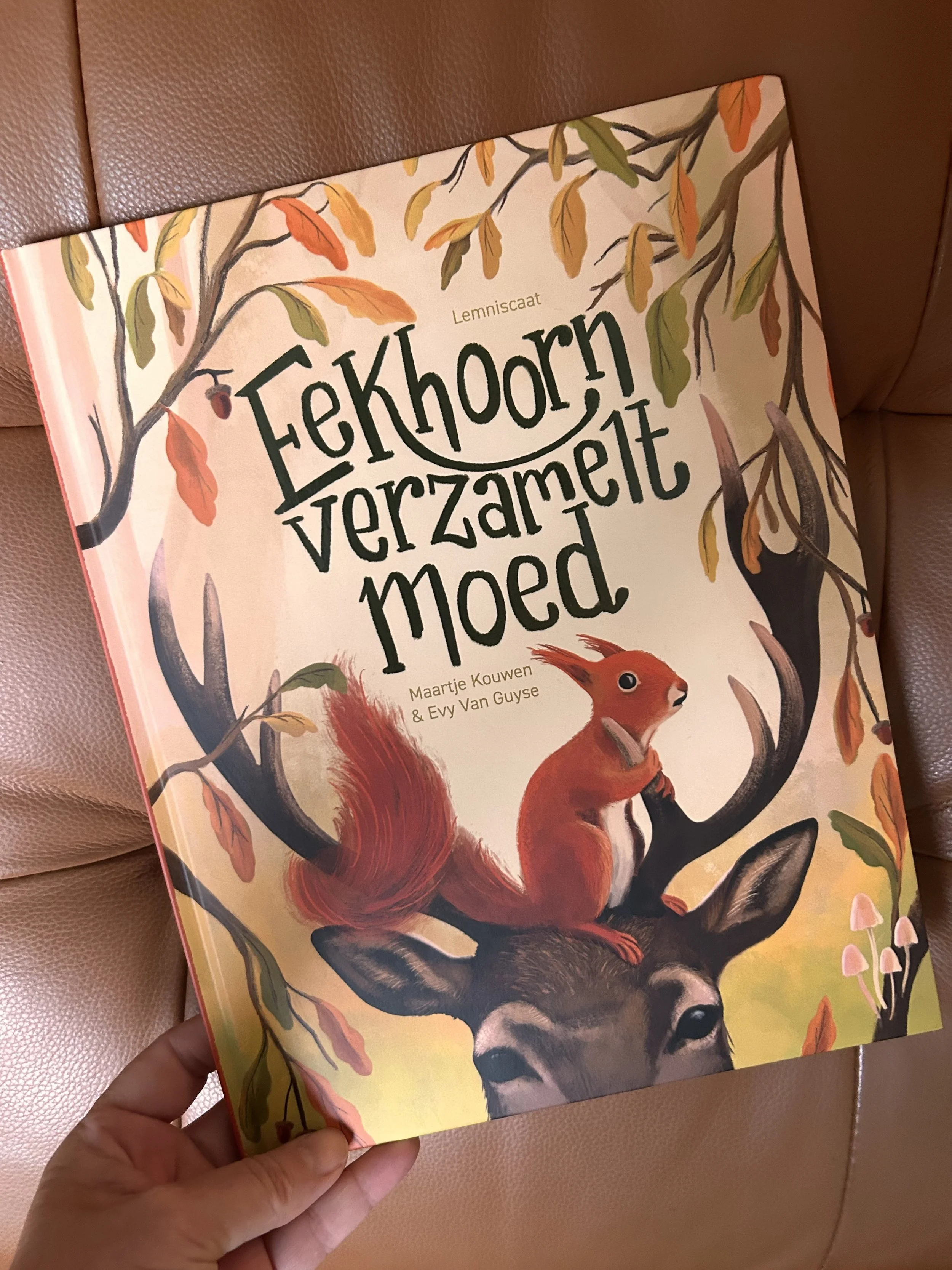 Eekhoorn verzamelt moed