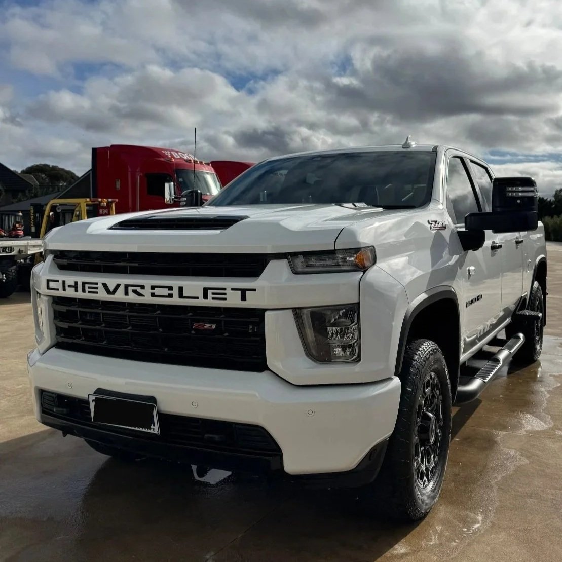 Chevrolet Silverado after an exterior detail
