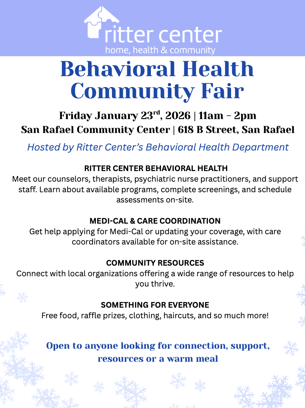 Behavioral Health Community Fair