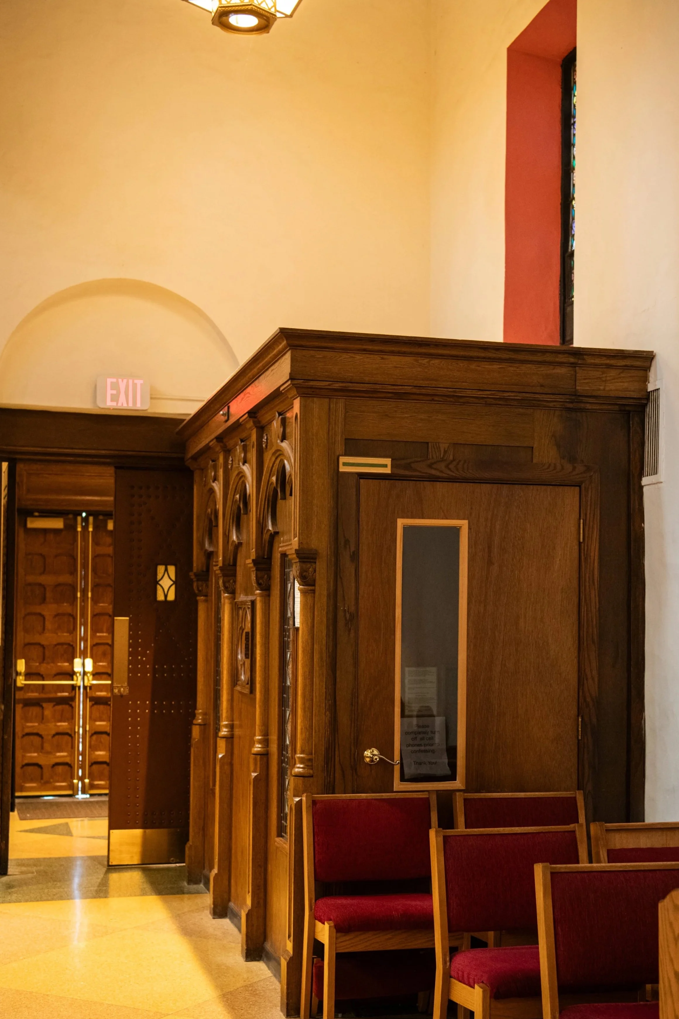 Confession Room Catholic Church