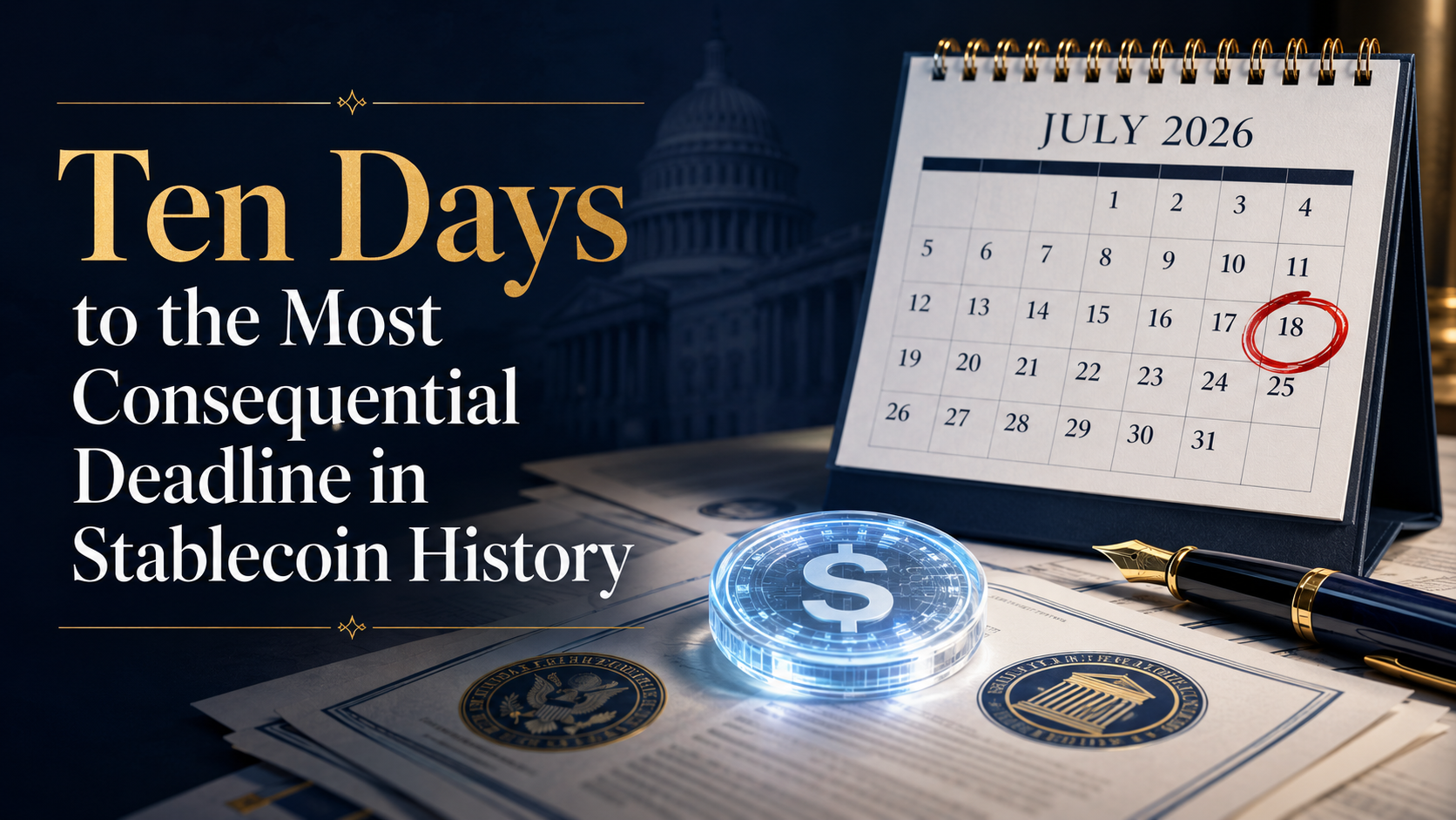 Ten Days to the Most Consequential Deadline in Stablecoin History 