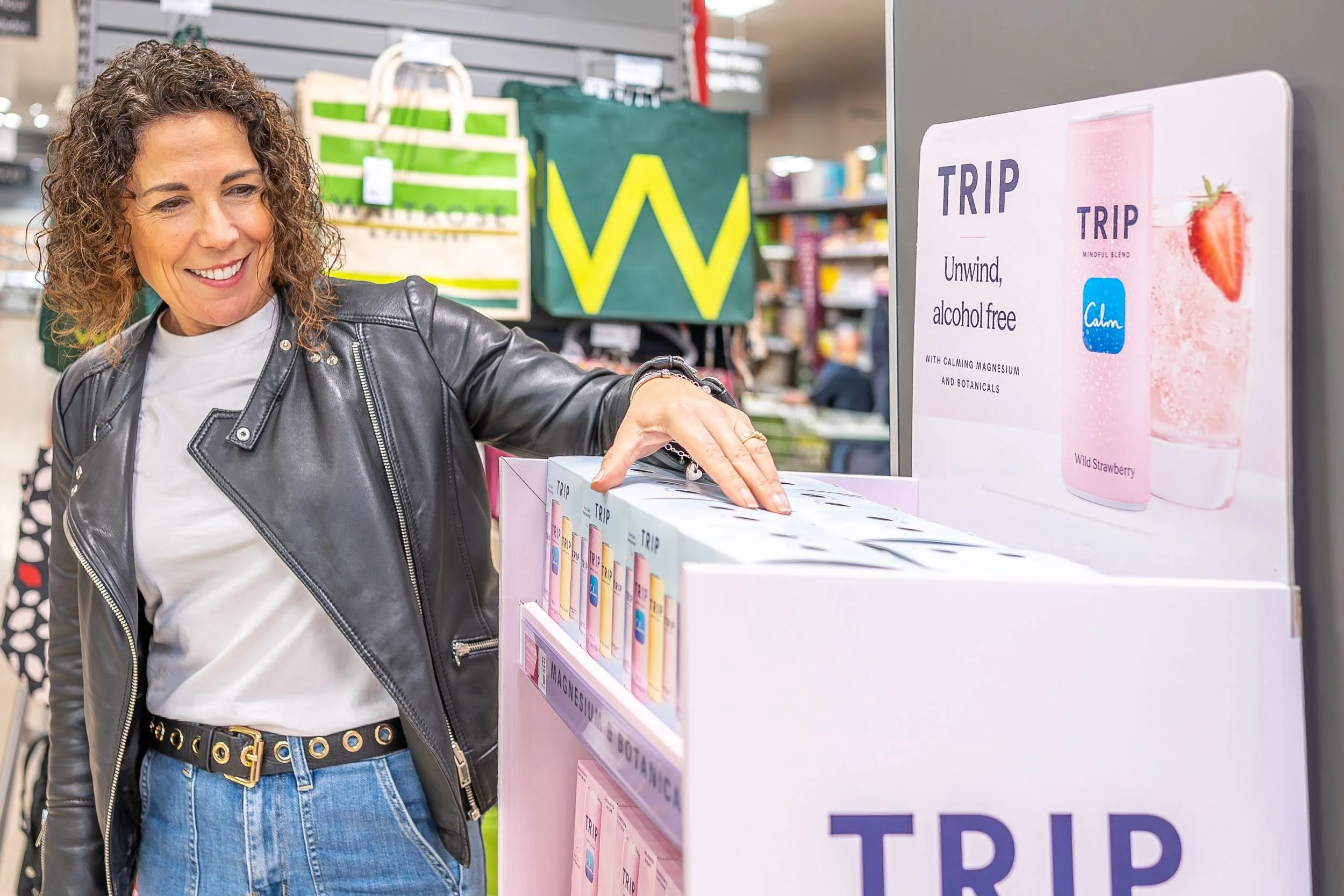 shopper being influenced in retail store