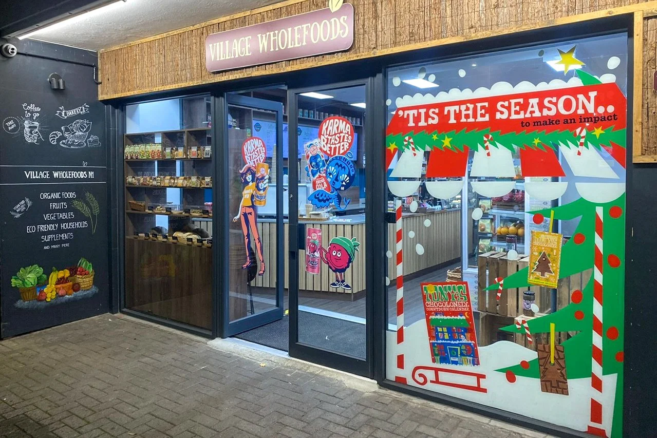 Village Wholefoods Window Wrap