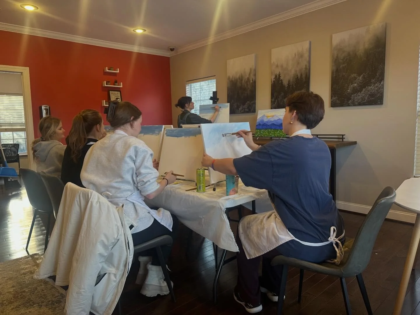 Our paint and sip event was such a hit! We loved seeing our residents relax with a mocktail and paint such beautiful masterpieces!

We&rsquo;re also having our Pal-entines Party this evening! We hope you stop by with your best pals for some crafts an