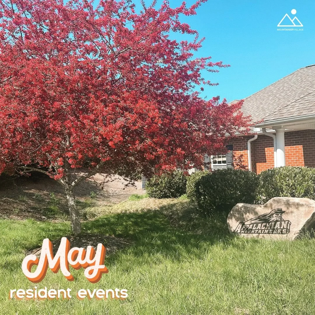 Class might be over, but the fun is just beginning! Join us at Mountaineer Village for a month filled with fun, friends, and a little competition! #mountaineervillage #boonenc #appstate #studentliving #wnc
