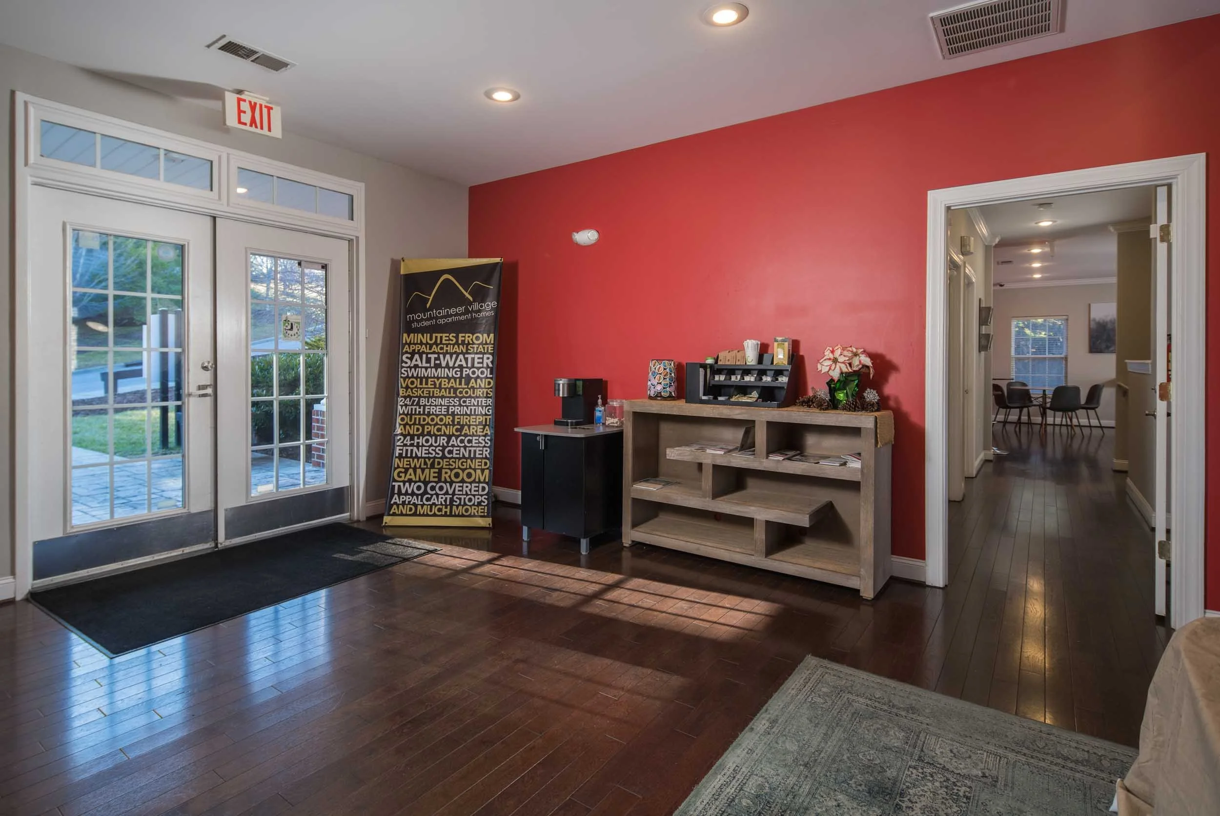 Mountaineer Village | Student Apartments in Boone, NC near App State | Clubhouse and Leasing Office