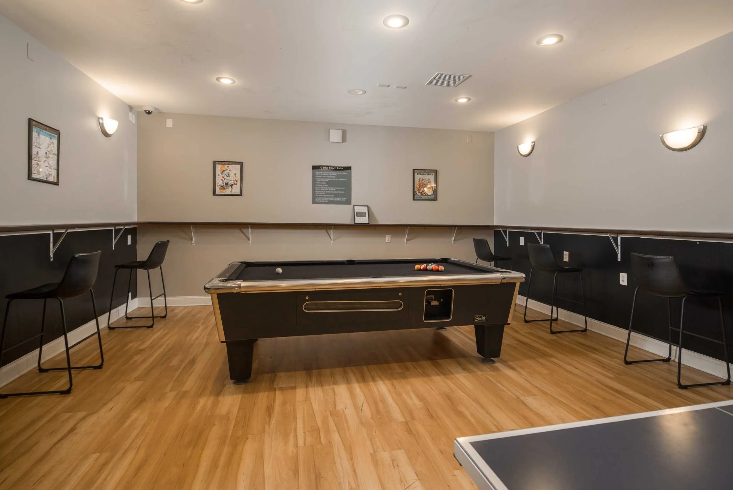 Mountaineer Village | Student Apartments in Boone, NC near App State | Game Room