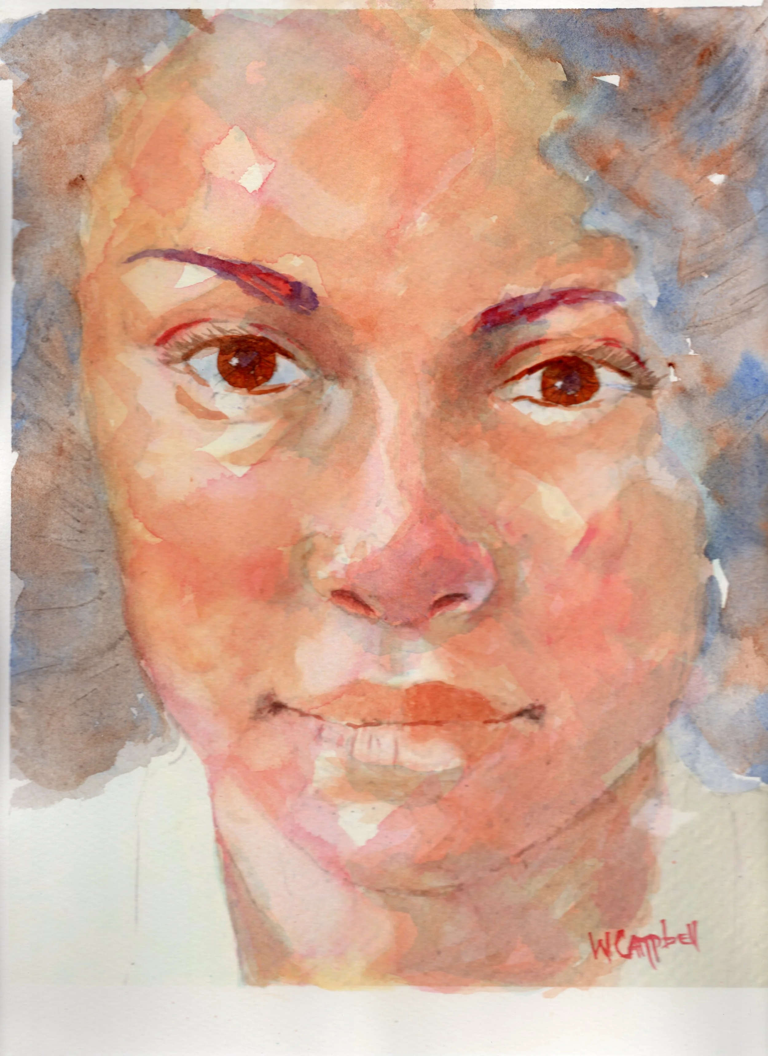 Watercolor workshop model