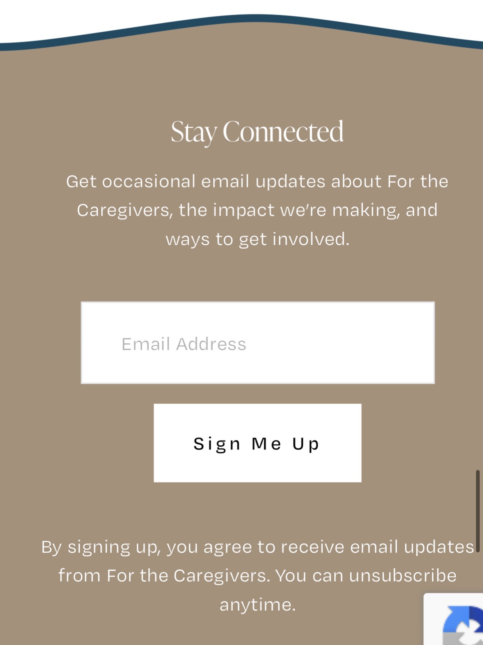 We&rsquo;d love to keep you in the loop while giving your Facebook feed a little more breathing room.

We&rsquo;ll share our caregiver updates, current needs, upcoming gatherings, and ways to get involved by email. Sign up using the Stay Connected fo