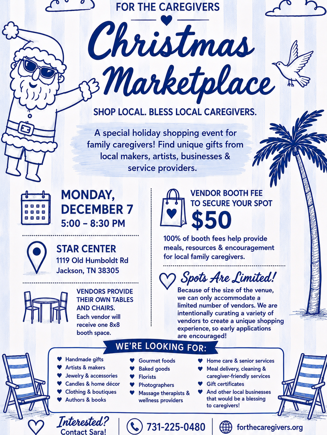 Christmas Marketplace Vendor Booth