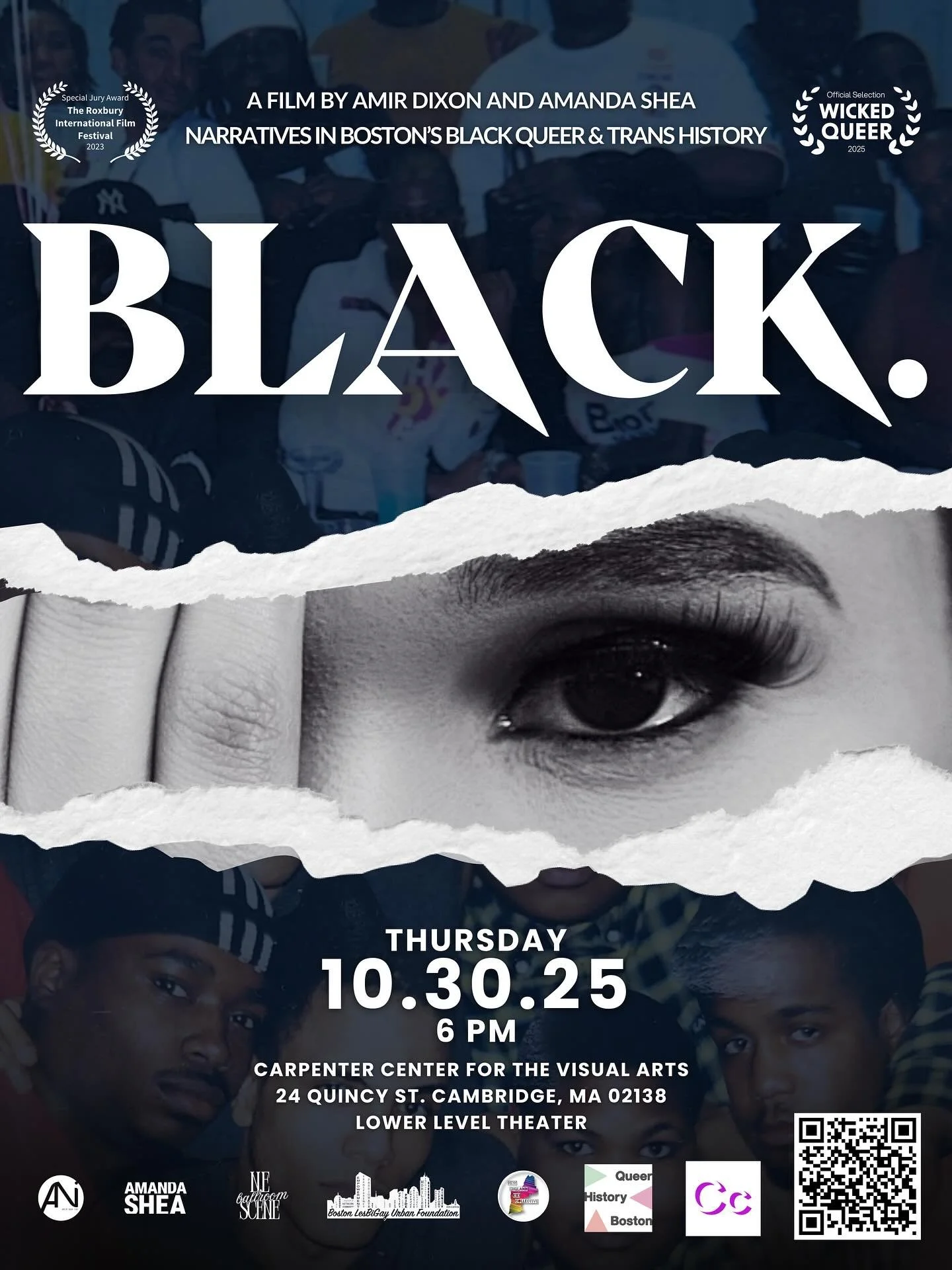 Celebrate Boston Black Queer & Trans history!
Thurs, Oct 30 at Carpenter Center: Ballroom Scene performance + screening of the film Black: Narratives in Boston π¬π³οΈ‍π
π 6:30–7 PM: Performance & intros
π₯ 7–8:30 PM: Film s