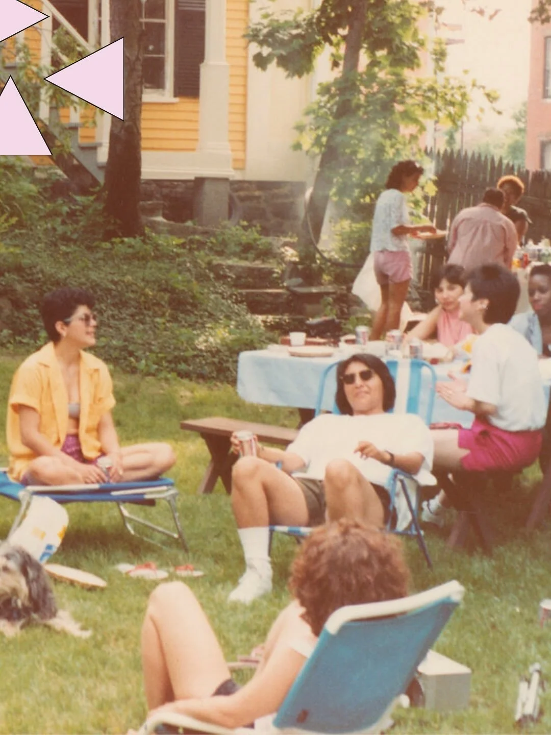 Several members of LESLA (Lesbianas Latinas) and a dog, all relaxing in a circle on the grass during a LESLA cookout. 05/19/1988

📸 unknown

LESLA (Lesbianas Latinas) Photographs, 1987-1991

Thanks Henry for finding this gem!

Were you there? Have a