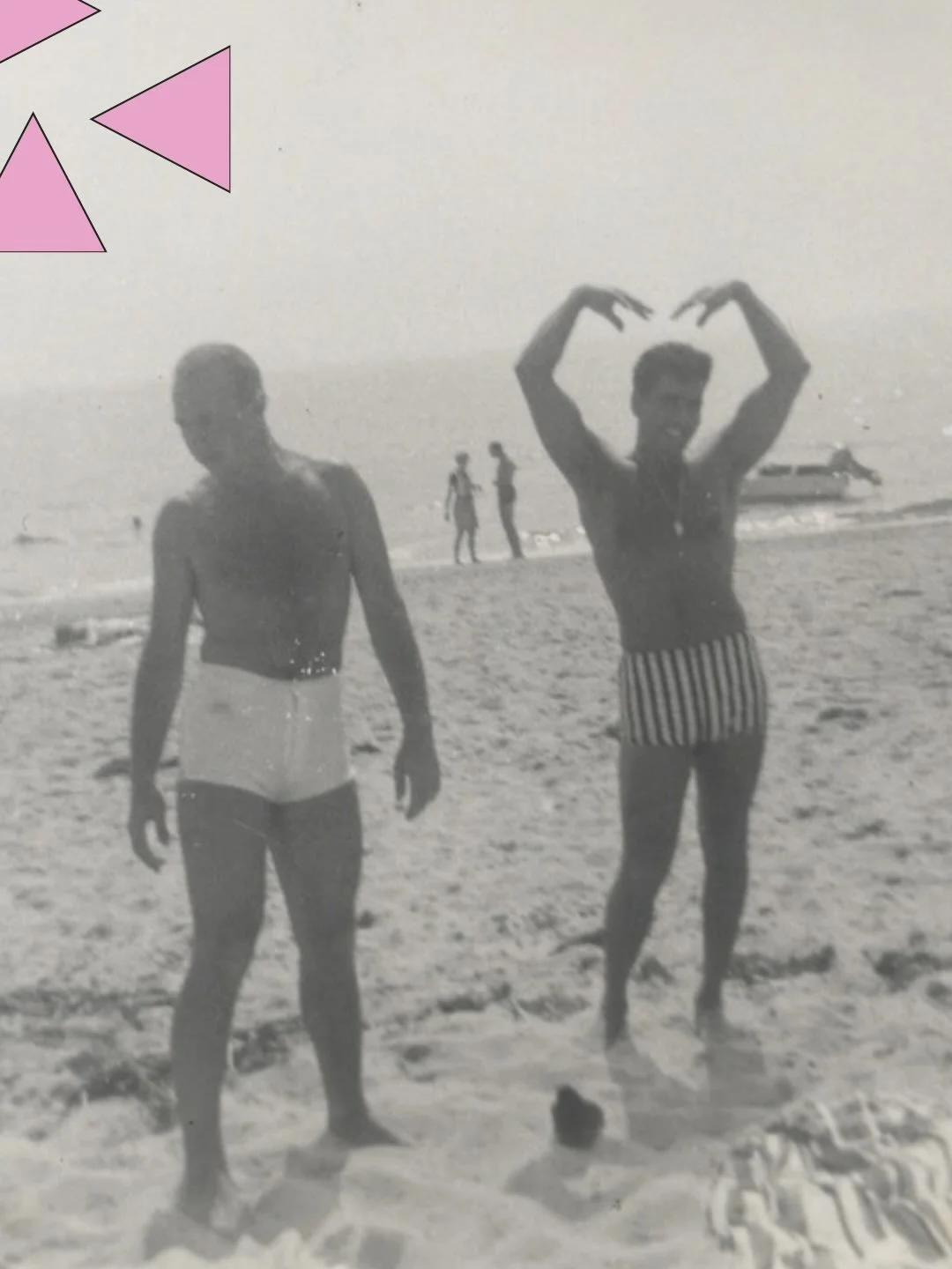 Dreaming of warmer weather&hellip;

Man poses and makes a heart-shape with his arms on a beach in Provincetown, Mass., circa 1950s

George Chapin Scott and Edward F. Bernier Photograph Collection

Were you there? Have a story to share? Drop a comment