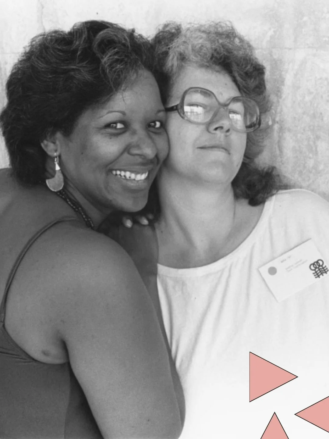 Sabrina Sojourner and Debbie Lenter at the 1987 National Women&rsquo;s Studies Association Conference 

This Photograph is part of our Queer Resistance, Queer Joy digital exhibit. Check it out at historyproject.omeka.net

📸 Marilyn Humphries @mlhima