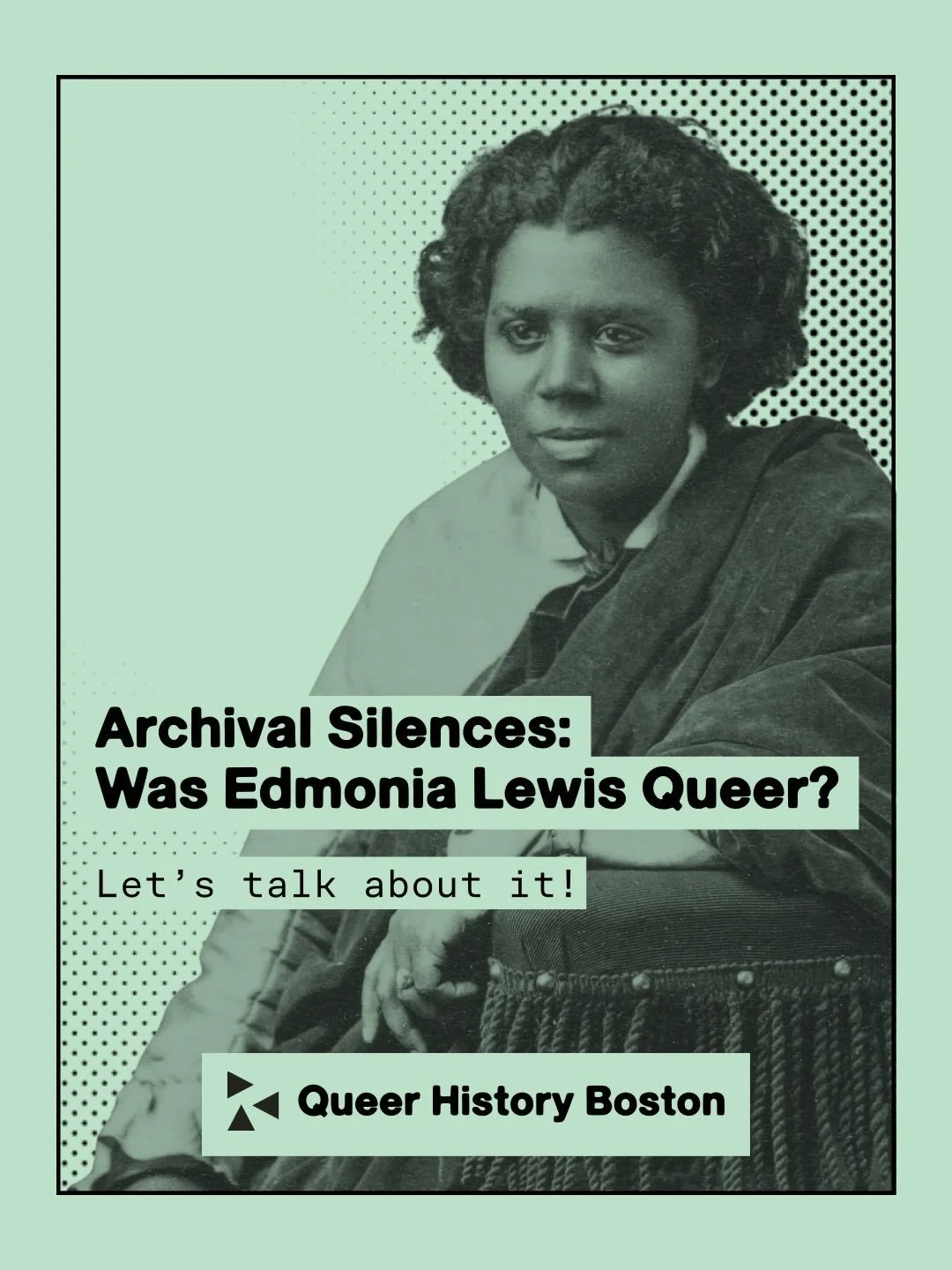 Here is the digital version of our zine: Was Edmonia Lewis Queer?

Get a physical copy of the Archival Silences zine at tonight&rsquo;s panel at MAAH&hellip; while they last! 

Many thanks to our team of public historians who made this happen: Maci, 