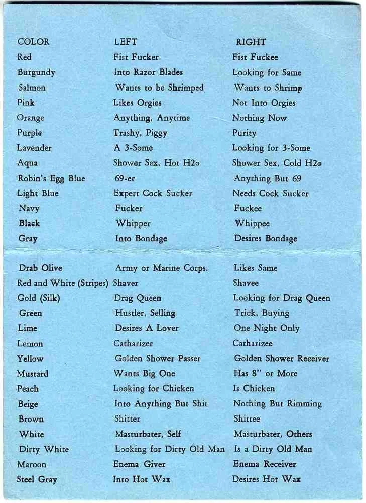 The Hanky Code