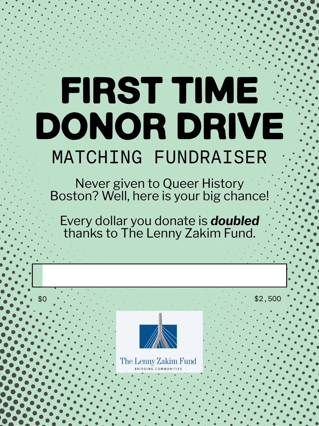 First Time Donor Drive