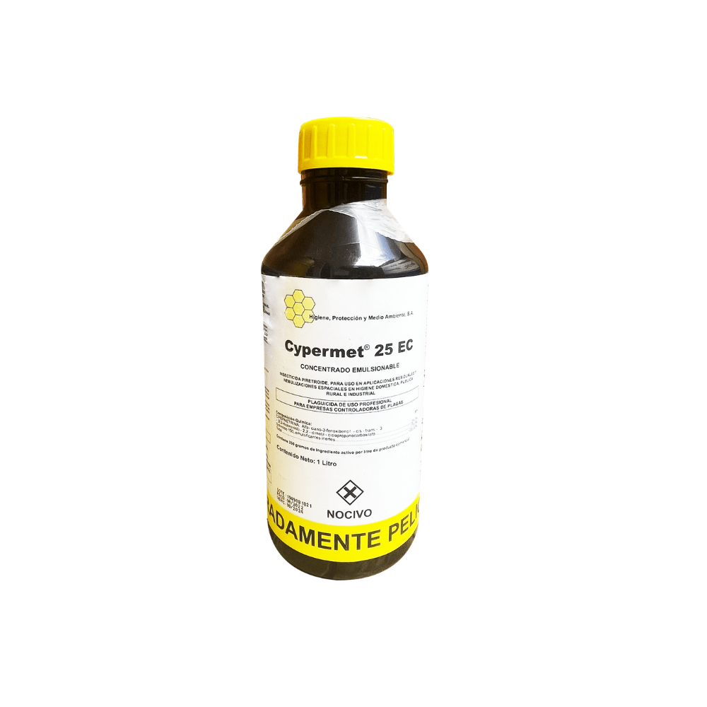 Cypermet 25 EC - Insecticida Concentrado Emulsionable 1 litro (Cipermetrina 25%)