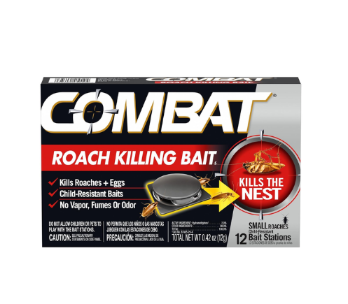 Combat - Estaciones de Cebo para Cucarachas de Cocina (Caja de 12 Unidades)