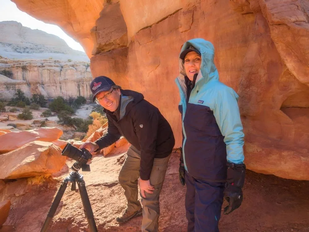 Students-in-the-field_Scott-and-Marilyn_Hickman Bridge.jpg