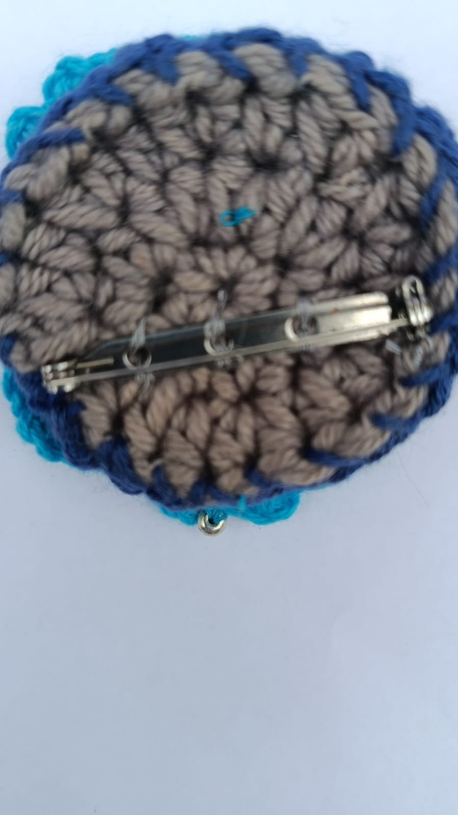 Unique Eco-Jewelry / A Circle in Blue and Pink with Accessories #UME/BP/023