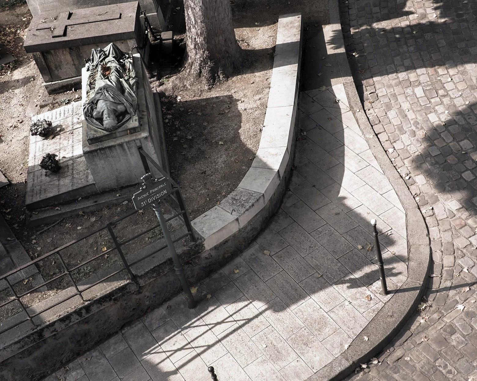 Above Paris duotone photos