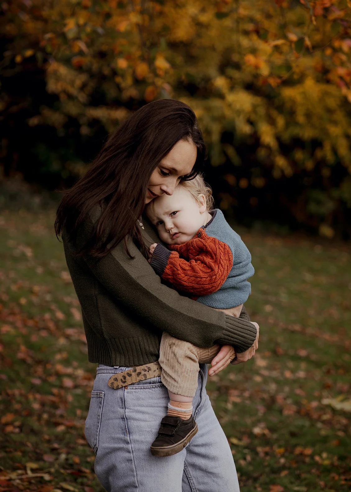 Family photoshoot with a one year old in Henleaze, Bristol