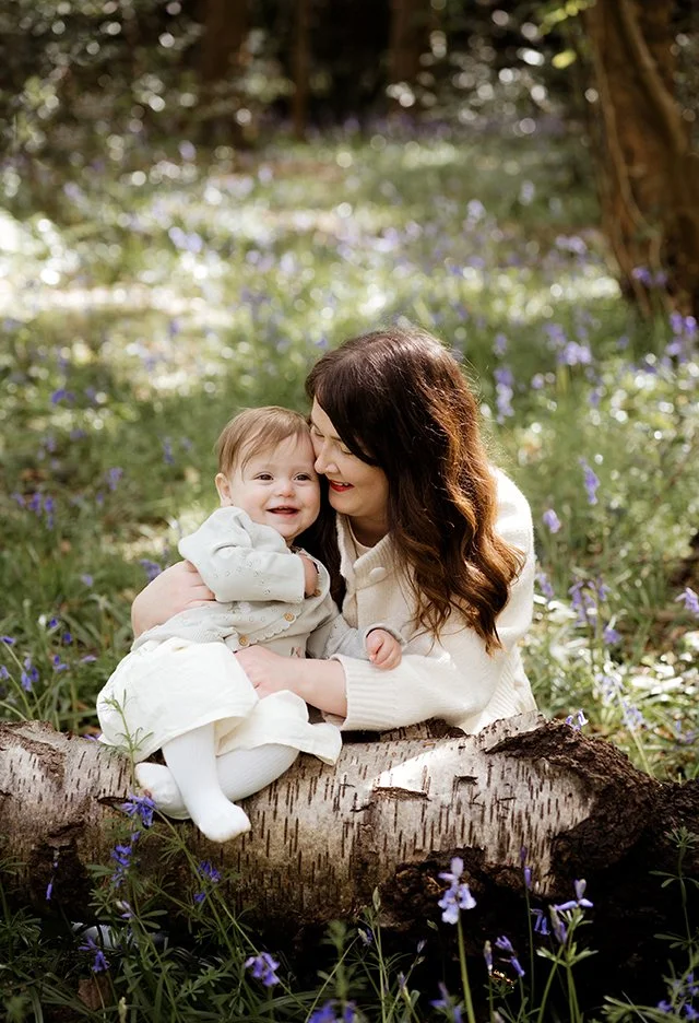 Mother and daughter during a family photoshoot in Bristol