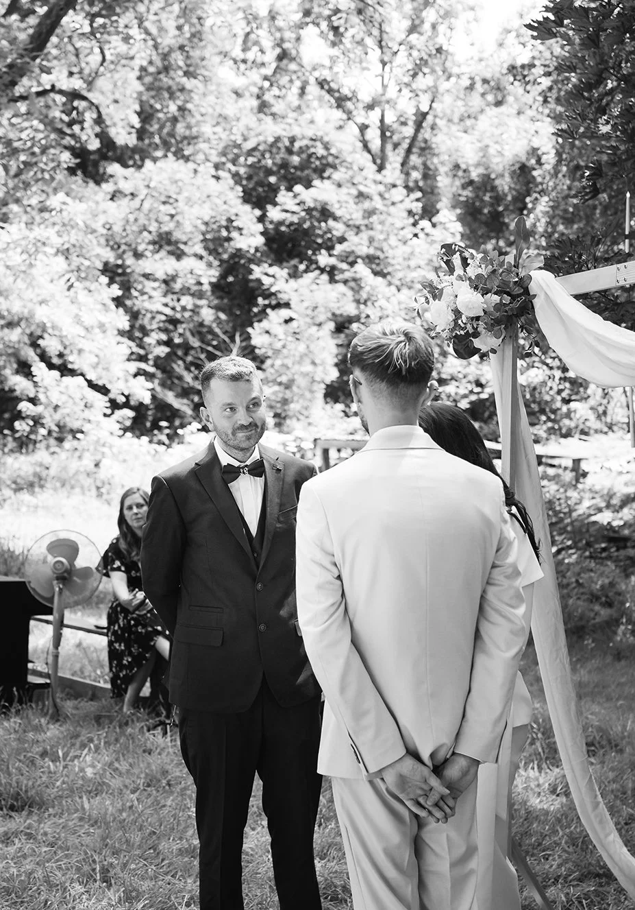 Gloucestershire wedding photographer - image of a gay wedding at Tortworth Court hotel in Gloucestershire.