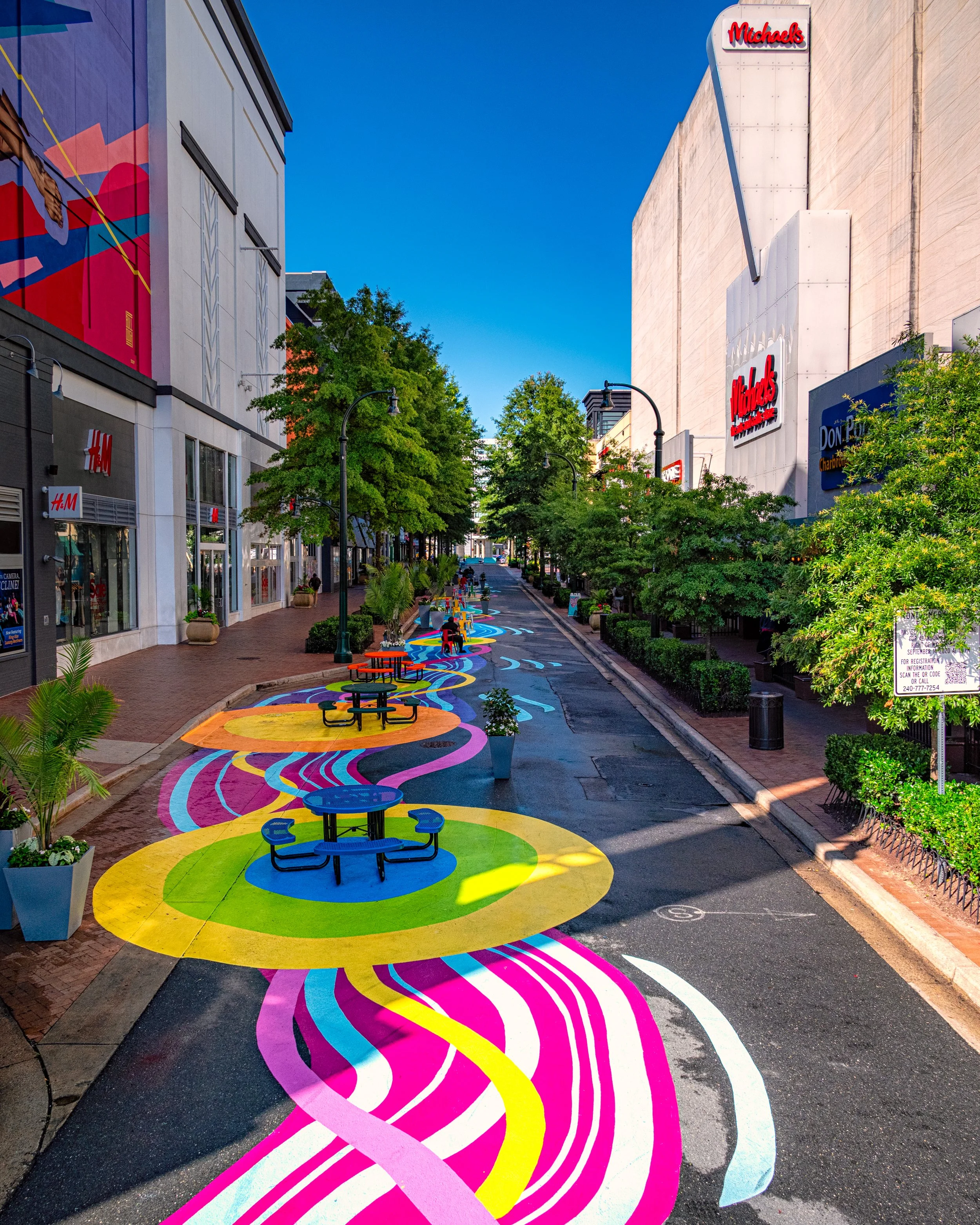 Pedestrian Plazas and Midblock Murals