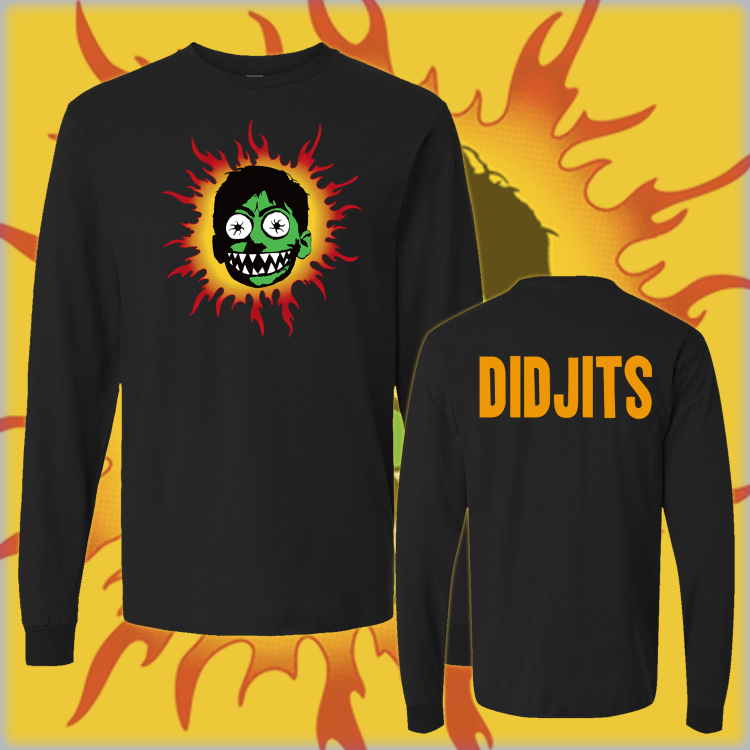 Flaming Hooly Gooly Long Sleeve T