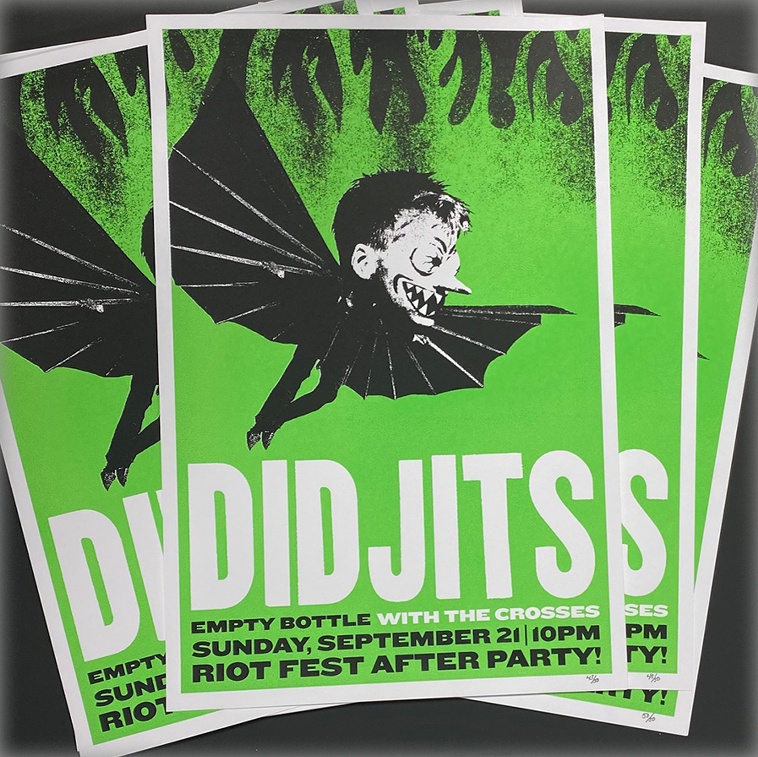 Empty Bottle Screen Print Event Poster