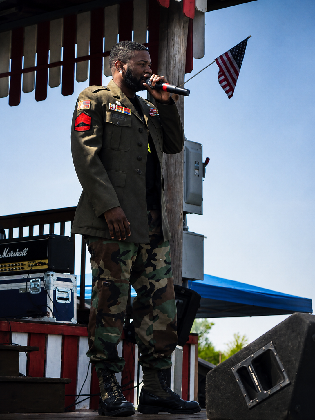 Leo Dunson performing SGT Dunson - Hero in Dayton, Ohio