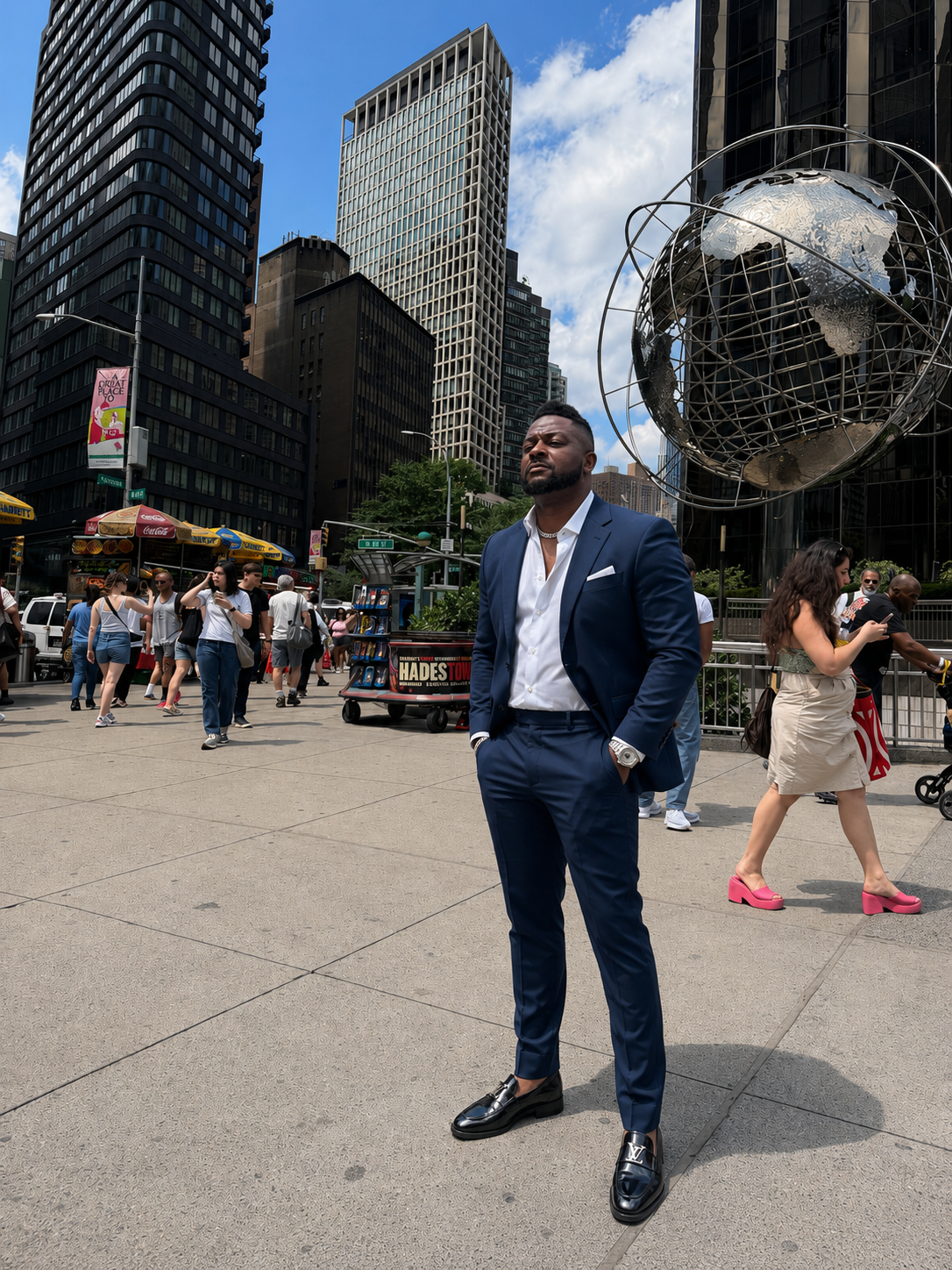 Leo Dunson outside of Central Park New York City